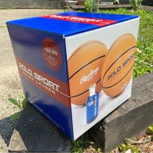 Rare Polo Sport Ralph Lauren Collectors Basketball ISA FLAG Rawlings with box
